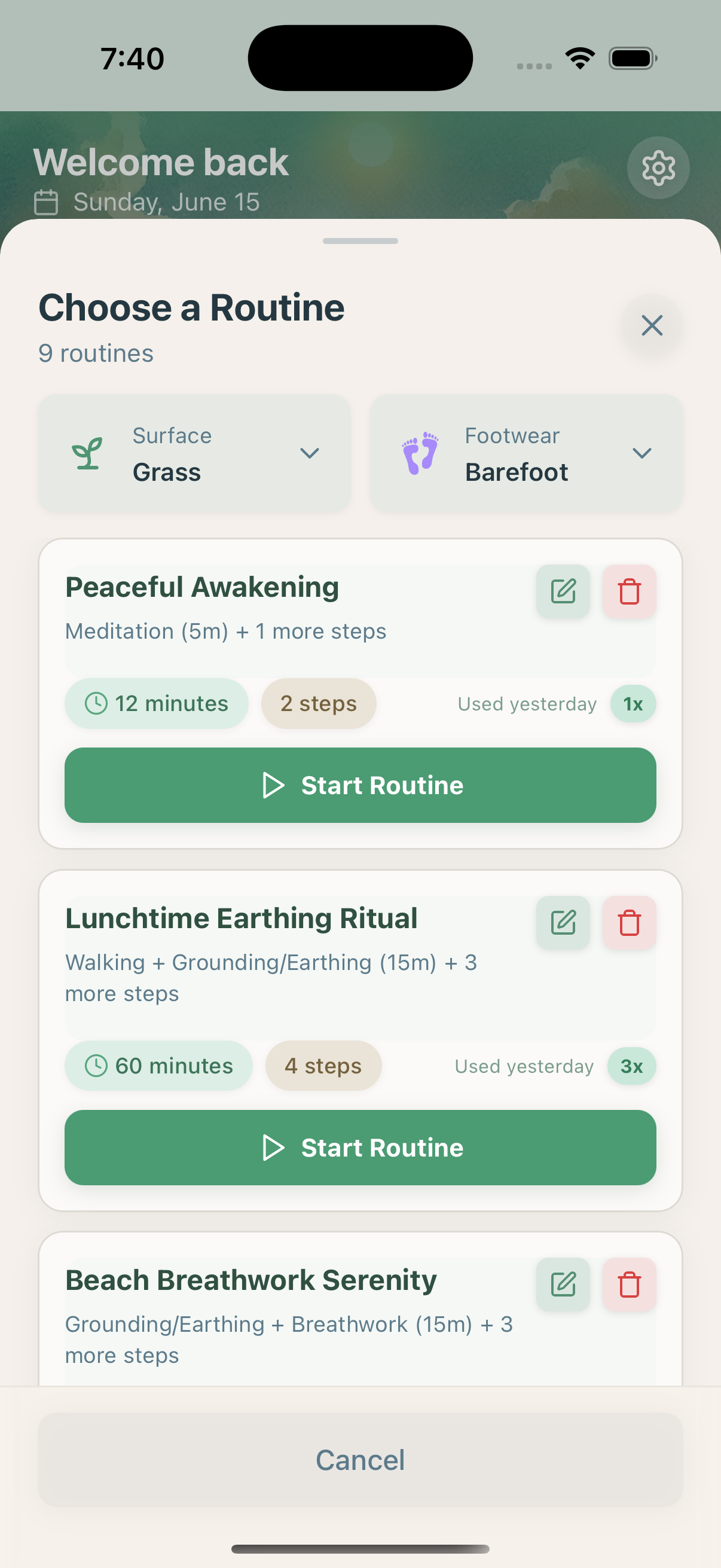 App screenshot