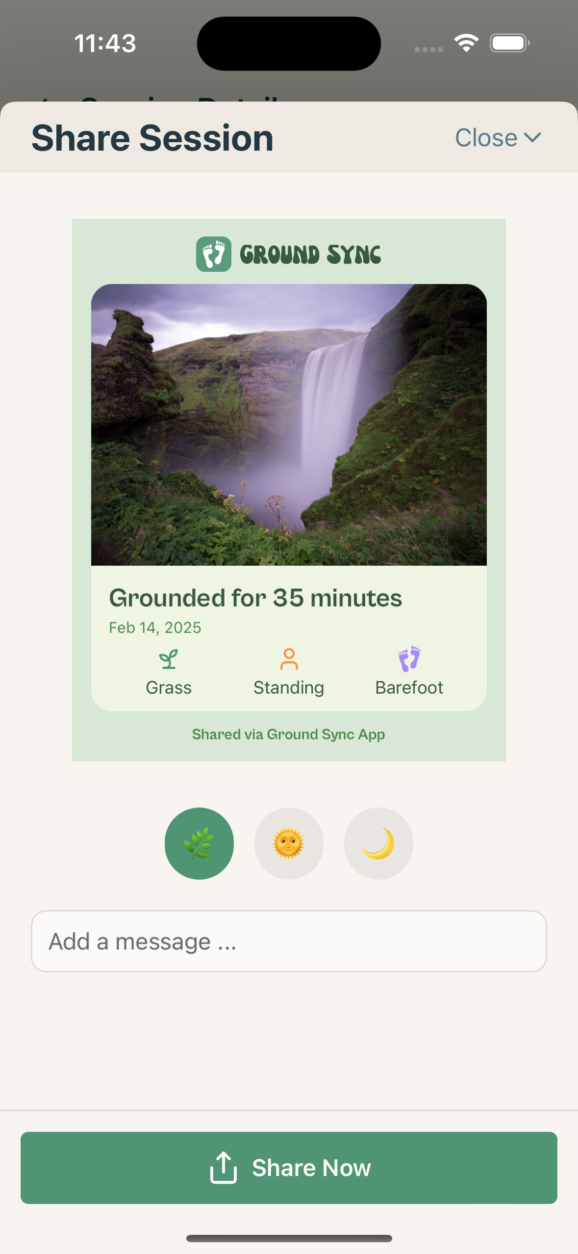 App screenshot